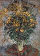 Claude Monet Jerusalem Artichoke Flowers Germany oil painting reproduction